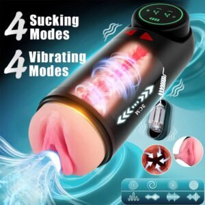 Super Realistic Vagina Deep Sucking Vibrating Masturbator